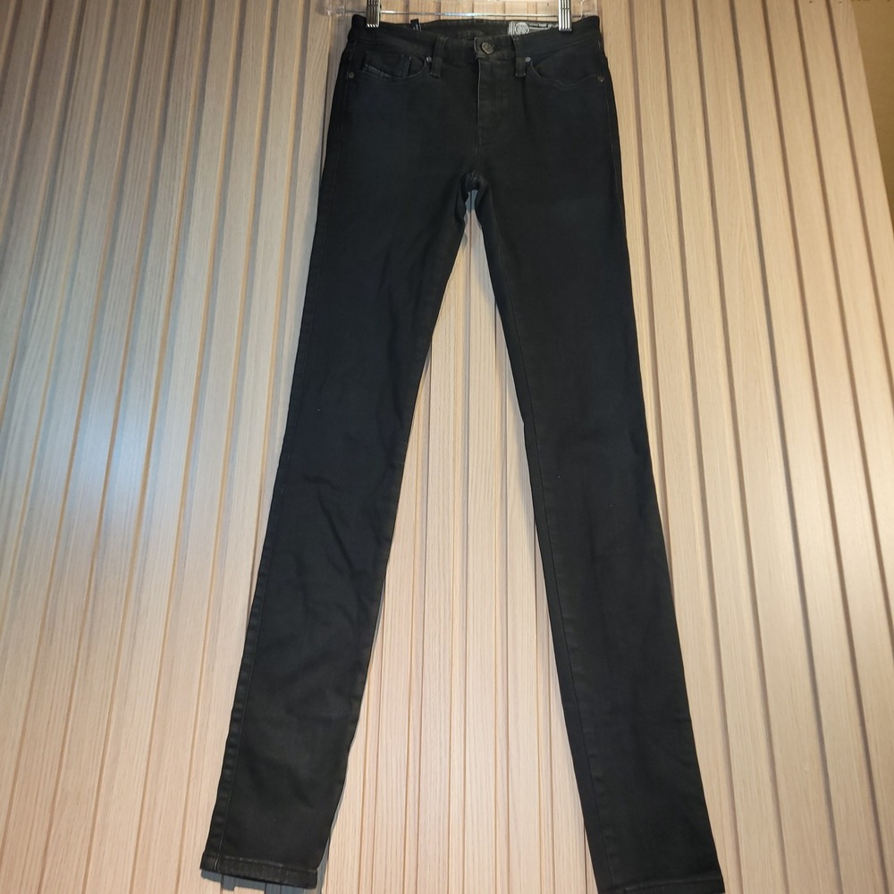 Diesel Skinzee Super Slim Skinny Jeans W27 L32 Black Gray Stretch Made in Italy